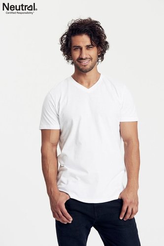 Neutral T-Shirt V-Neck (white)