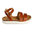 Fairticken Shoes Nicola Sandale aus veganem Leder (camel)