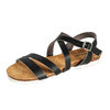 Fairticken Shoes CARVELA Riemen-Sandale (black, Microfaser) B-Ware