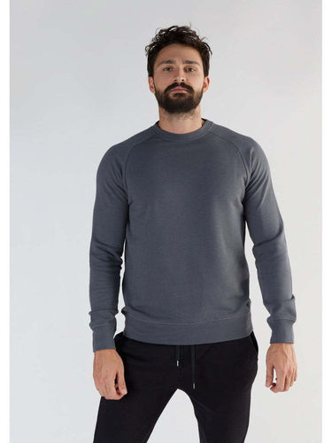 True North Sweatshirt aus Bio-Baumwolle und Tencel (anthrazit)