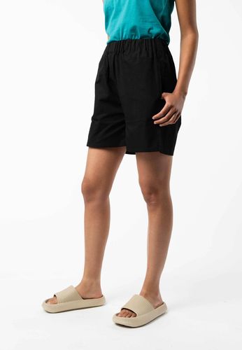 Melawear Rila Shorts mit elastischem Bund (schwarz)