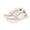 Fairticken Shoes FERREL Retro Sneaker mit veganem "Mais"-Leder (white/ grey)