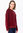 Leela Cotton Damen Nicky-Cord Sweatshirt aus Bio-Baumwolle (bourdeaux)