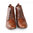 Fairticken Shoes Stiefelette TOMAR mit Fütterung und Reißverschluß (hellbraun)