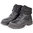 Fairticken Shoes gefütterte hohe Stiefel BRAGA  mit veganem "Mais"-Leder (schwarz)