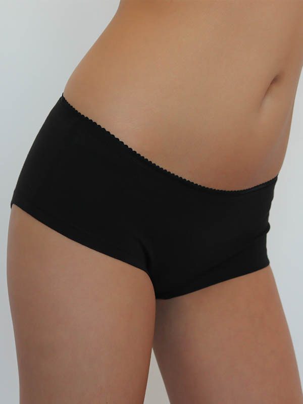 Albero Natur Damen Pants aus Bio-Baumwolle (schwarz)